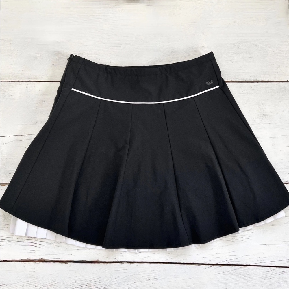 PXG Parsons Xtreme Golf Womens Small Two-In-One Pleated Skirt Skort Black $175 - Picture 6 of 16
